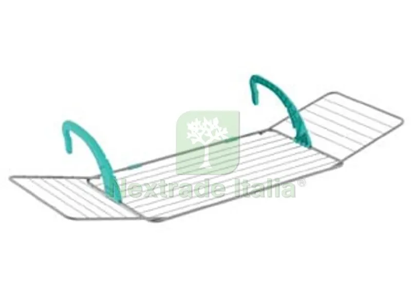 STENDIBIANCHERIA "BALCONY 18" ACCIAIO VERNICIATO MT.18 - cm.55x109 — Stendibiancheria e bucato — rif. FERX.FER283236