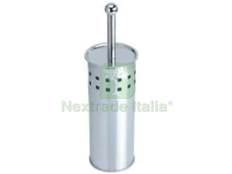 2PZ Portascopino WC Vento in Acciaio Inox - ? mm.102x375h. — Accessori bagno — rif. FERX.FER283373 2PZ Portascopino WC Vento in Acciaio Inox - ? mm.102x375h. — Accessori bagno — rif. FERX.FER283373