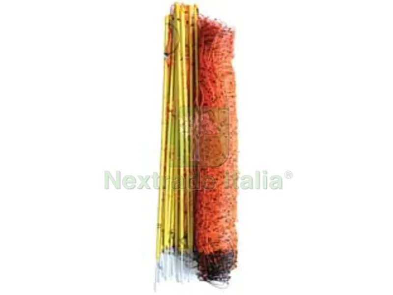 RETE PER OVINI ELETTRIFICATA MT.50 CON 14 PALETTI - cm.108h. punta singola — Reti e recinzioni — rif. FERX.FER284844