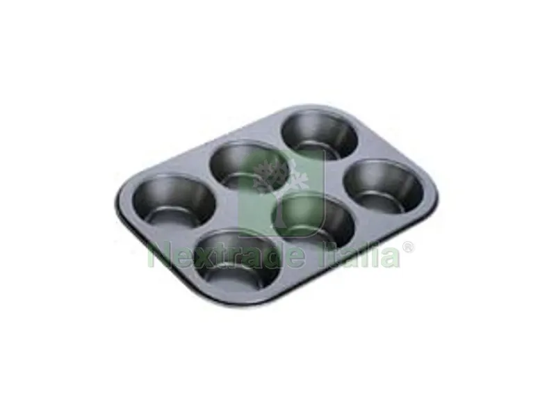 Stampo per 6 Muffin "delicia" - cm.26x18 — Casalinghi e organizzazione — rif. FERX.FER285544 Stampo per 6 Muffin "delicia" - cm.26x18 — Casalinghi e organizzazione — rif. FERX.FER285544