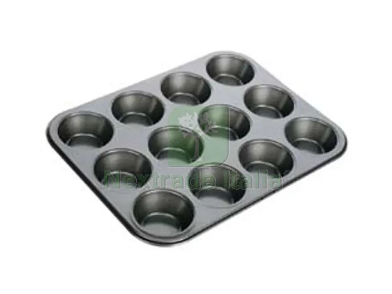 Stampo per 12 Muffin "delicia" - cm.26x34 — Casalinghi e organizzazione — rif. FERX.FER285551 Stampo per 12 Muffin "delicia" - cm.26x34 — Casalinghi e organizzazione — rif. FERX.FER285551