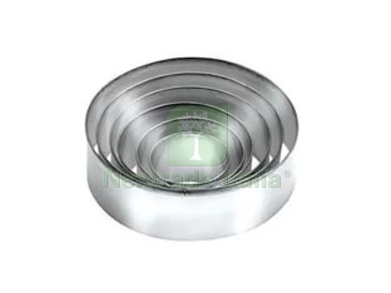 3PZ Set 6 Tagliabiscotti Tondi "delicia" - da ? cm.3, cm.4, cm.5, cm.6, cm.7, cm.20 — Casalinghi e organizzazione — rif. FERX.FER285650