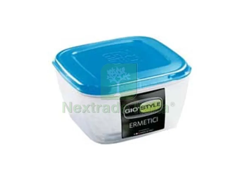 4PZ Contenitori Ermetici Quadrati per Alimenti in Plastica - lt.3.00 - cm.21x21x12h — Lime e raspe — rif. FERX.FER286374 4PZ Contenitori Ermetici Quadrati per Alimenti in Plastica - lt.3.00 - cm.21x21x12h — Lime e raspe — rif. FERX.FER286374