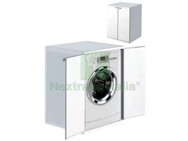 MOBILE COPRILAVATRICE IN RESINA BIANCO - cm.68,5x64,5x88h. — Accessori bagno — rif. FERX.FER286572