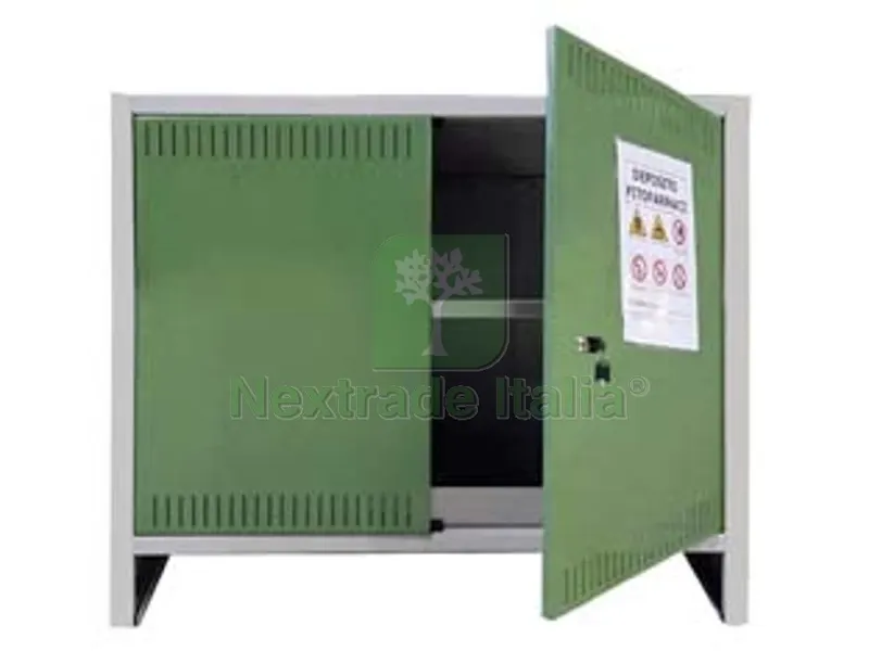 Armadio Stoccaggio Fitosanitari a Due Ante CM.80H. - cm.100x40x80h, smontato — Arredo — rif. FERX.FER475464 Armadio Stoccaggio Fitosanitari a Due Ante CM.80H. - cm.100x40x80h, smontato — Arredo — rif. FERX.FER475464