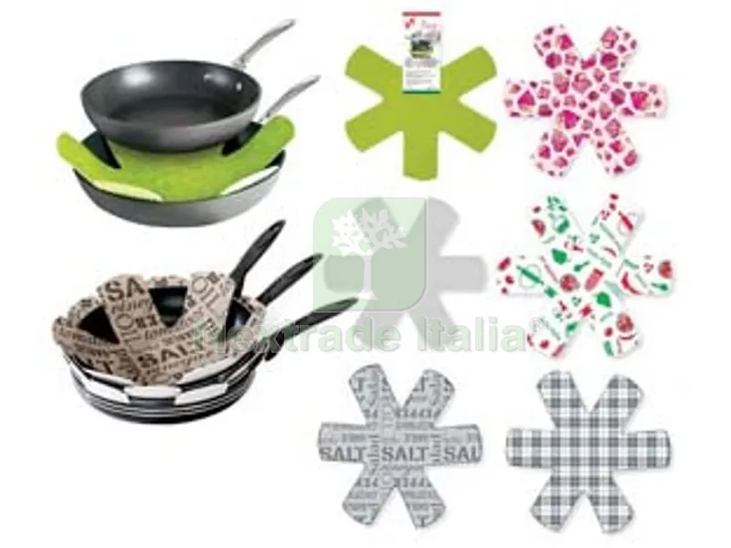 6BLISTER PROTEGGI PADELLA - set pz.3 diam. cm.38 — Cucina e coltelleria — rif. FERX.FER288231