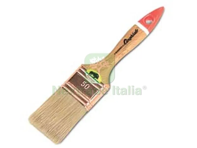 12PZ PENNELLESSA SETOLA BIONDA GHIERA RAMATA SERIE 537 - mm.50 — Pennelli e rulli — rif. FERX.FER288477 12PZ PENNELLESSA SETOLA BIONDA GHIERA RAMATA SERIE 537 - mm.50 — Pennelli e rulli — rif. FERX.FER288477