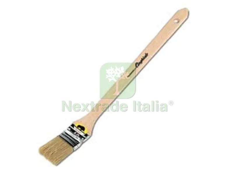 12PZ Pennello Radiatore Setola Bionda Serie 593 - mm.20 - manico in plastica simil-legno — Caldaie e radiatori — rif. FERX.FER288897