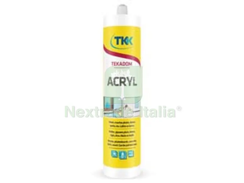 20PZ SILICONE ACRILICO TEKADOM ACRYL - ml.310 bianco — Adesivi e sigillanti — rif. FERX.FER290647 20PZ SILICONE ACRILICO TEKADOM ACRYL - ml.310 bianco — Adesivi e sigillanti — rif. FERX.FER290647