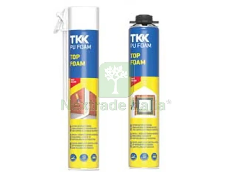 6PZ SCHIUMA POLIURETANICA PU TOP FOAM - ml.750 applicazione manuale - champagne — Adesivi e sigillanti — rif. FERX.FER290814 6PZ SCHIUMA POLIURETANICA PU TOP FOAM - ml.750 applicazione manuale - champagne — Adesivi e sigillanti — rif. FERX.FER290814