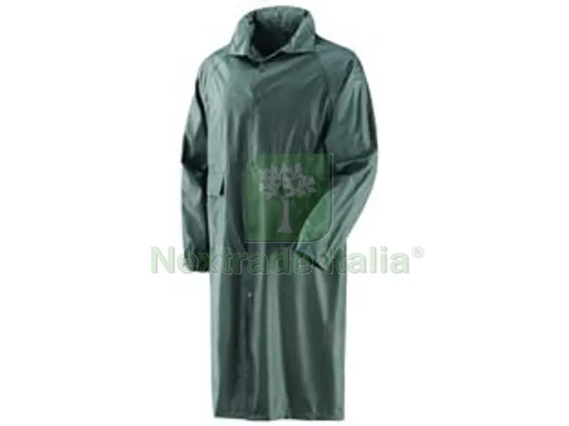 IMPERMEABILE CAPPOTTO IN NYLON SPALMATO IN PVC VERDE - tg.XL — Scarichi e sifoni — rif. FERX.FER293013
