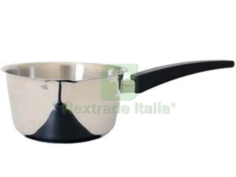 CASSERUOLA INOX CONICA MANICO IN BACHELITE - ? cm 14 — Cucina e coltelleria — rif. FERX.FER294294 CASSERUOLA INOX CONICA MANICO IN BACHELITE - ? cm 14 — Cucina e coltelleria — rif. FERX.FER294294