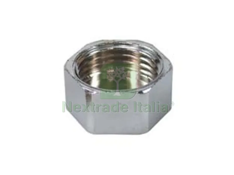 10PZ TAPPO FEMMINA OTTONE CROMATO - F 1/2" — Tubi e raccordi — rif. FERX.FER294614 10PZ TAPPO FEMMINA OTTONE CROMATO - F 1/2" — Tubi e raccordi — rif. FERX.FER294614