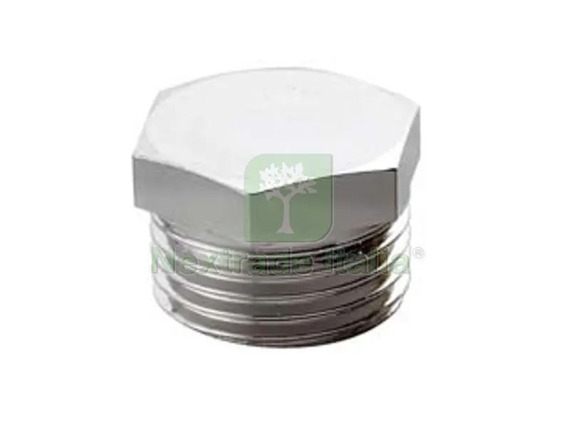 10PZ TAPPO MASCHIO OTTONE CROMATO - M 1/2" — Tubi e raccordi — rif. FERX.FER294621 10PZ TAPPO MASCHIO OTTONE CROMATO - M 1/2" — Tubi e raccordi — rif. FERX.FER294621