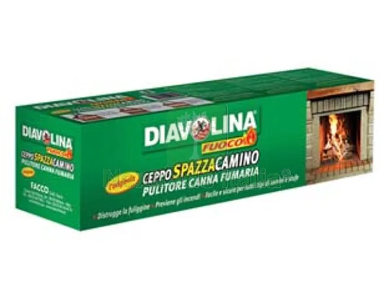 6PZ diavolina ceppo spazzacamino - kg.1,10 — Stufe e camini — rif. FERX.FER295369 6PZ diavolina ceppo spazzacamino - kg.1,10 — Stufe e camini — rif. FERX.FER295369