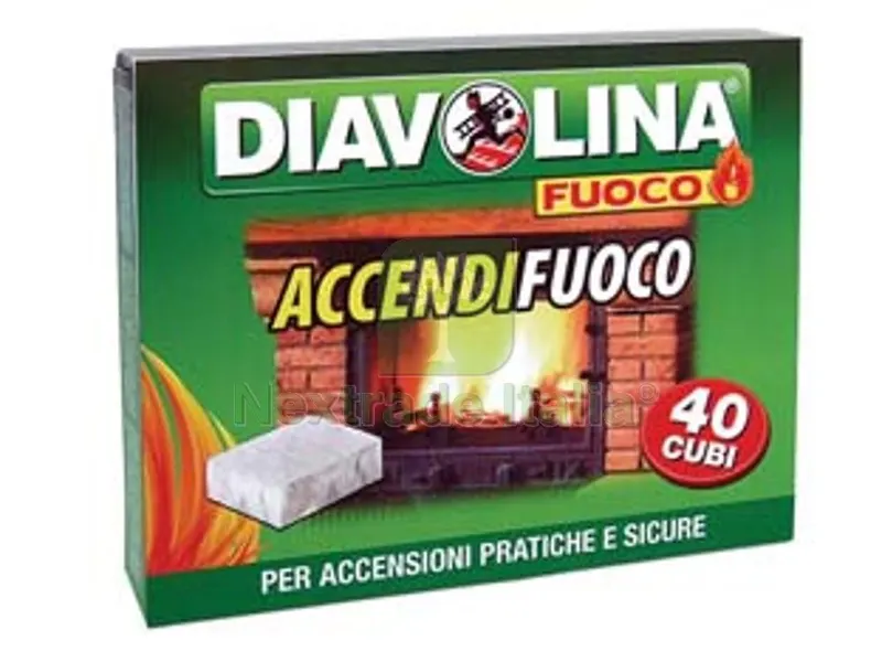24PZ DIAVOLINA ACCENDIFUOCO - conf. 40 cubi — Tempo libero outdoor — rif. FERX.FER295383 24PZ DIAVOLINA ACCENDIFUOCO - conf. 40 cubi — Tempo libero outdoor — rif. FERX.FER295383