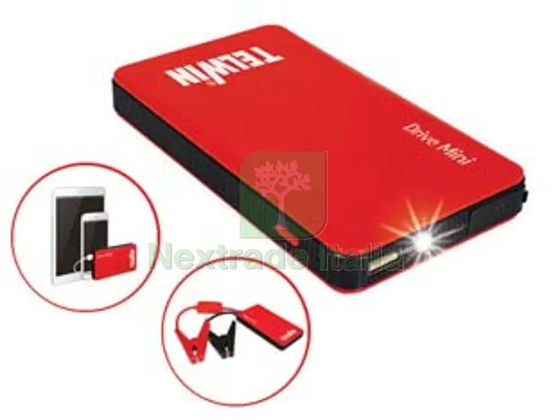 AVVIATORE/POWER BANK DRIVE MINI 12V CON 1 PORTA USB — Caricabatterie e alimentatori — rif. FERX.FER295819