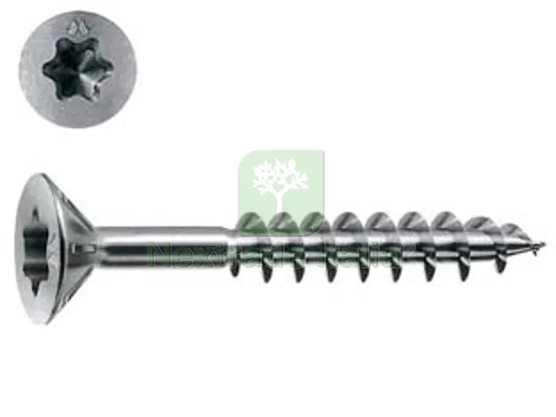 200PZ VITI PANEL-VIT PV TESTA SVASATA PIANA TORX ACCIAIO CHROMITING - ? mm.6x70 — Viti — rif. FERX.FER297172