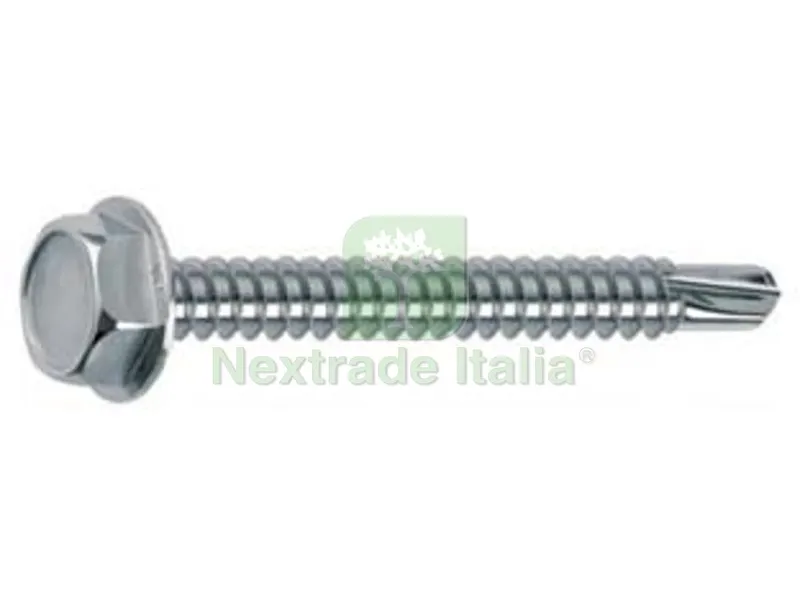 500PZ Vite Tirafondi per Metallo Autoperforante Acciaio Zincato Bianco - ? mm.4.8X19 — Viti — rif. FERX.FER297363 500PZ Vite Tirafondi per Metallo Autoperforante Acciaio Zincato Bianco - ? mm.4.8X19 — Viti — rif. FERX.FER297363