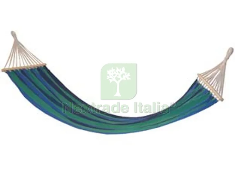 AMACA BAHAMAS RIGA BLU/VERDE 200X100 - 200x100 cm — Tempo libero outdoor — rif. FERX.FER299480