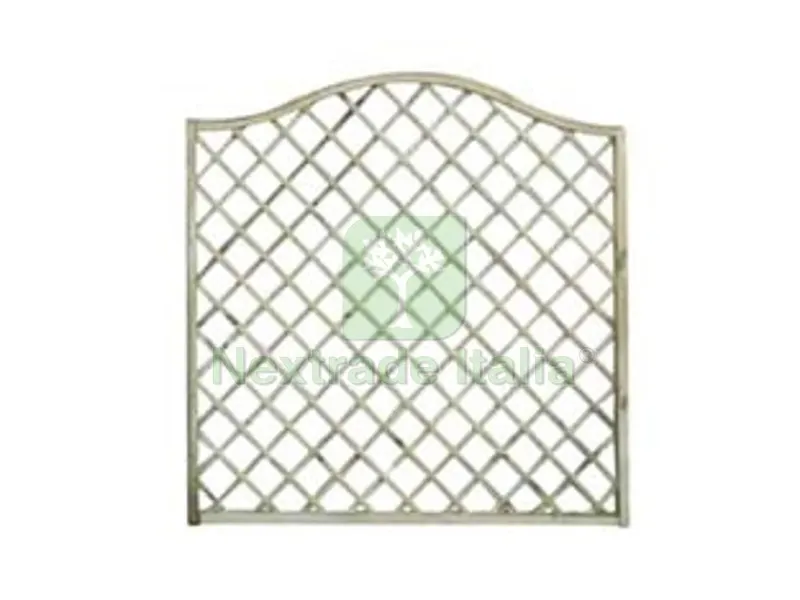 TRALICCIO IN PINO IMPREGNATO A COSTE NAPOLEONE - cm.180x180 — Recinzioni in legno — rif. FERX.FER299565