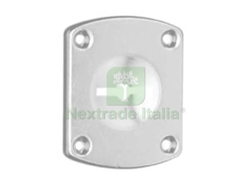 Bocchetta Cromata Doppia Mappa con Incavo MM.8 31-03 - incavo mm.8 (31-03) — Chiavi grezze e duplicati — rif. FERX.FER300155