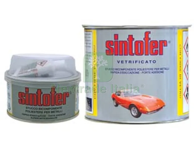 3PZ sintofer stucco per metallo vetrificato in barattolo - ml.175 ambrato "tipo vetrificato" — Stucchi e rasanti — rif. FERX.FER302555 3PZ sintofer stucco per metallo vetrificato in barattolo - ml.175 ambrato "tipo vetrificato" — Stucchi e rasanti — rif. FERX.FER302555