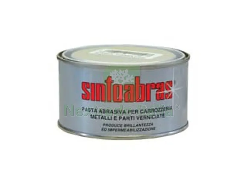3PZ sintoabras pasta abrasiva per metallo e parti verniciate in barattolo - ml.175 bianco a grana fine — Cere e finiture legno — rif. FERX.FER302579