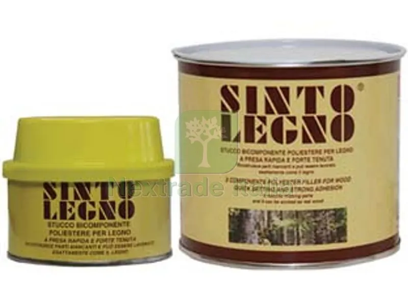 2PZ sintolegno stucco per legno in barattolo - ml.750 legno scuro — Stucchi e rasanti — rif. FERX.FER457194