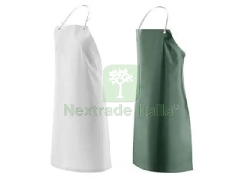 5PZ GREMBIULE DA LAVORO PVC - cm.75x110 - verde — Protezioni corpo — rif. FERX.FER303224 5PZ GREMBIULE DA LAVORO PVC - cm.75x110 - verde — Protezioni corpo — rif. FERX.FER303224