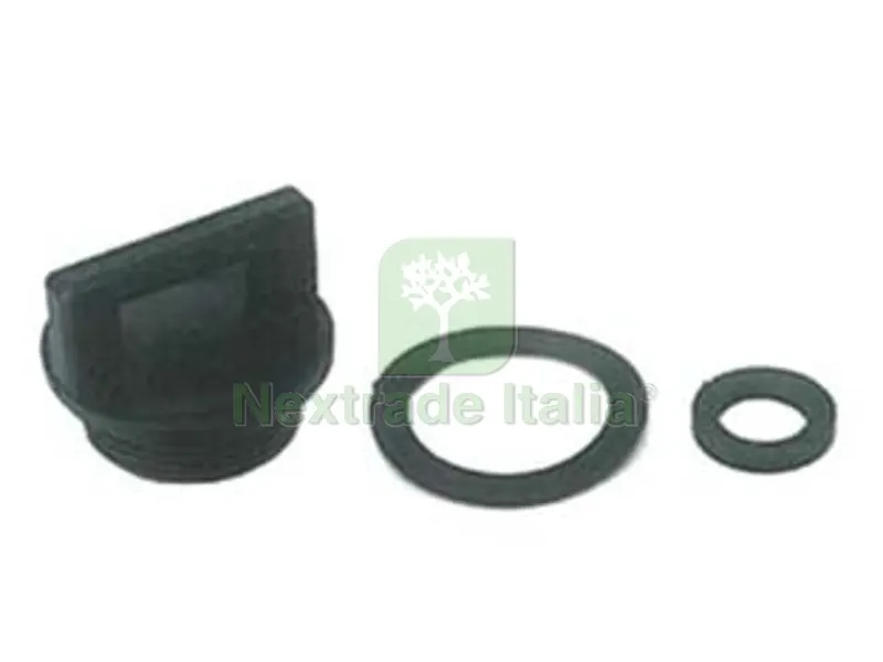 TAPPO A VITE CON GUARNIZIONE PER ABBEVERATOIA "GIOVE" — Guarnizioni e tenute — rif. FERX.FER303019 TAPPO A VITE CON GUARNIZIONE PER ABBEVERATOIA "GIOVE" — Guarnizioni e tenute — rif. FERX.FER303019
