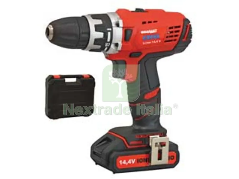 trapano avvitatore mandr. autoserr. mm.10 conn. usb batt. litio 14,4v - 1 al litio da 1,3 ah — Trapani e avvitatori — rif. FERX.FER303286 trapano avvitatore mandr. autoserr. mm.10 conn. usb batt. litio 14,4v - 1 al litio da 1,3 ah — Trapani e avvitatori — rif. FERX.FER303286