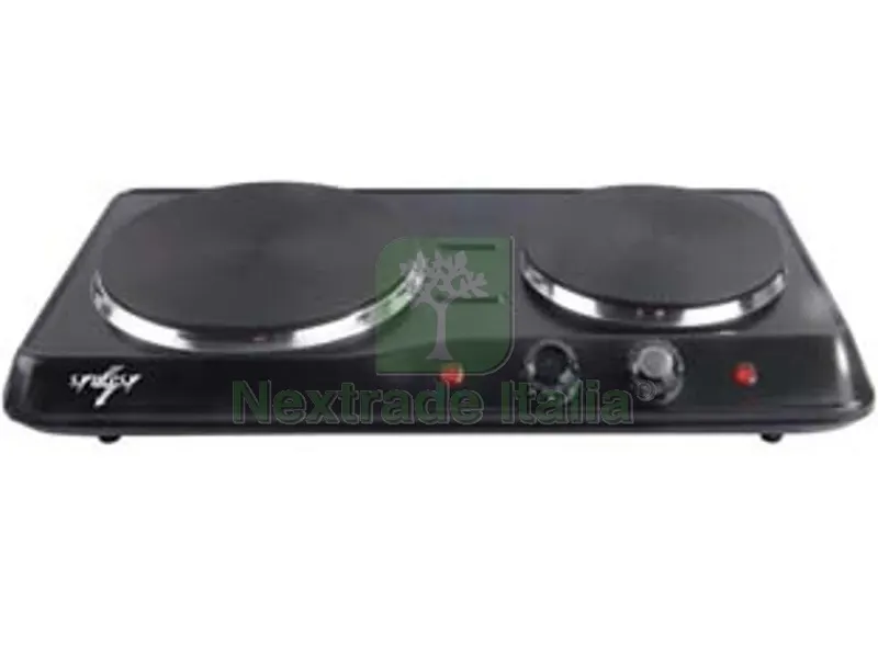 Fornello Elettrico 2 Piastre 2500W - 1000+1500W - piastre ghisa ? mm.155 e 185 — Casalinghi e organizzazione — rif. FERX.FER303422 Fornello Elettrico 2 Piastre 2500W - 1000+1500W - piastre ghisa ? mm.155 e 185 — Casalinghi e organizzazione — rif. FERX.FER303422