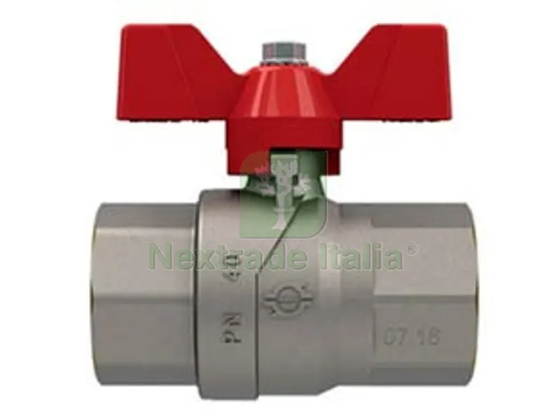 6PZ Valvola a Sfera F/F con Maniglia a Farfalla "evolution" - FF 3/8" - pressione esercizio 50 bar — Maniglie e pomelli — rif. FERX.FER304849