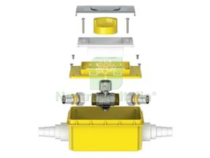 Valvola a Sfera da Incasso GAS-Box a Pressare - codoli ? mm.16 — Raccordi a pressare e multistrato — rif. FERX.FER304924 Valvola a Sfera da Incasso GAS-Box a Pressare - codoli ? mm.16 — Raccordi a pressare e multistrato — rif. FERX.FER304924