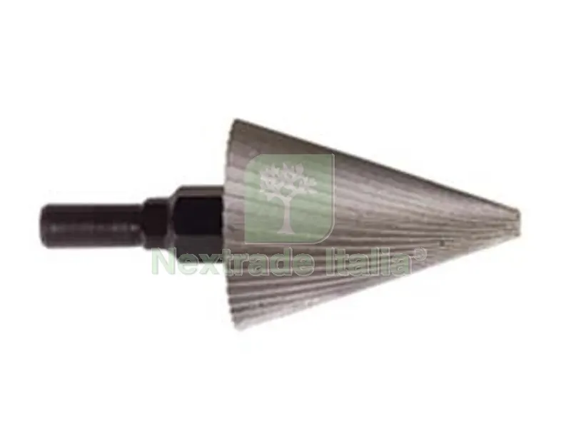 FRESA CONICA IN HSS PER METALLO DA MM.6 A 32 - ? da mm.6/32 codolo mm.10 PG 835.50 — Punte, frese e dischi — rif. FERX.FER305877