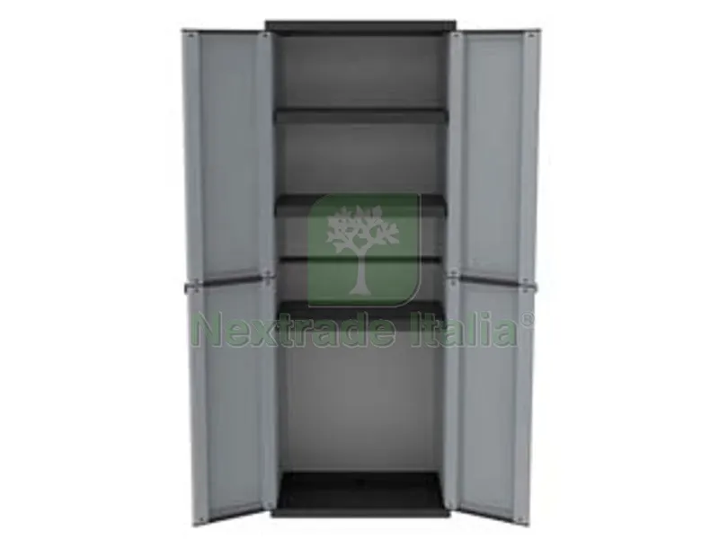 Armadio Alto 4 Ripiani e 2 Ante Serie J-Line 268 - cm.68x37x164h — Arredo — rif. FERX.FER306461