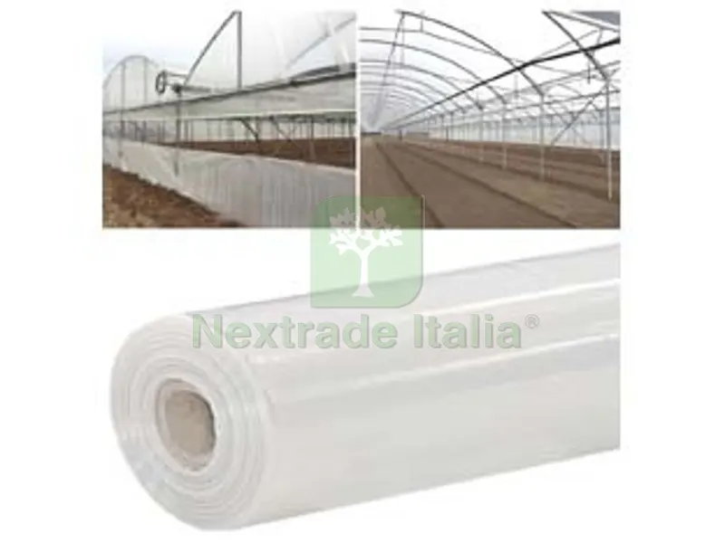 80KG FOGLIA POLIETILENE "LONG LIFE" PER COPERTURE - mt.4h. lunghezza film circa mt.100 — Teli e film di protezione — rif. FERX.FER306744