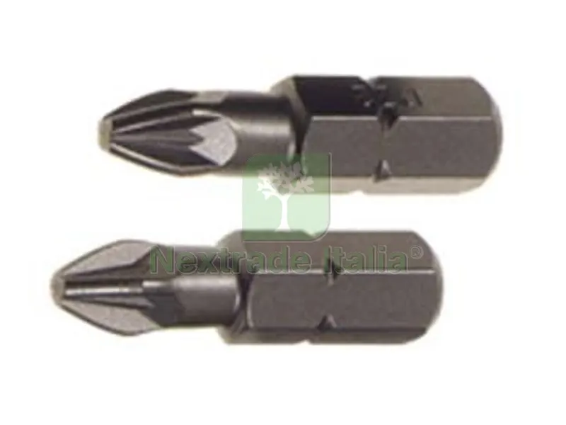 10BLISTER Inserti a Croce Pozidriv per Avvitatori - Pozidriv 3 in blister 2 pz.PG 460.20 — Inserti e bit per avvitatori — rif. FERX.FER307161