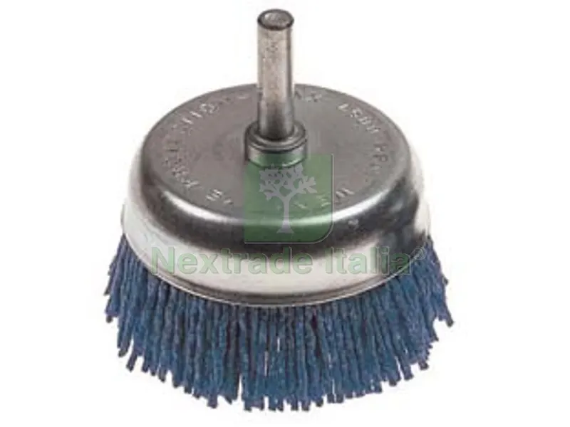 SPAZZOLA A TAZZA IN NYLON ABRASIVO BLU - ? mm.50 PG 497.30 — Trapani e avvitatori — rif. FERX.FER307260