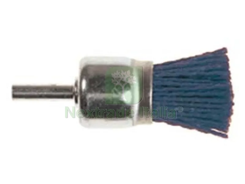 SPAZZOLE A PENNELLO IN NYLON ABRASIVO BLU - ? mm.25 codolo mm.6 grana 150 PG 497.50 — Pennelli e rulli — rif. FERX.FER307291