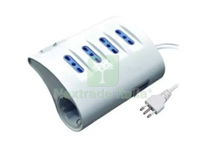Multipresa da Tavolo 4 Bipasso + 2 Schuko + 2 USB — Interruttori e prese — rif. FERX.FER307635 Multipresa da Tavolo 4 Bipasso + 2 Schuko + 2 USB — Interruttori e prese — rif. FERX.FER307635