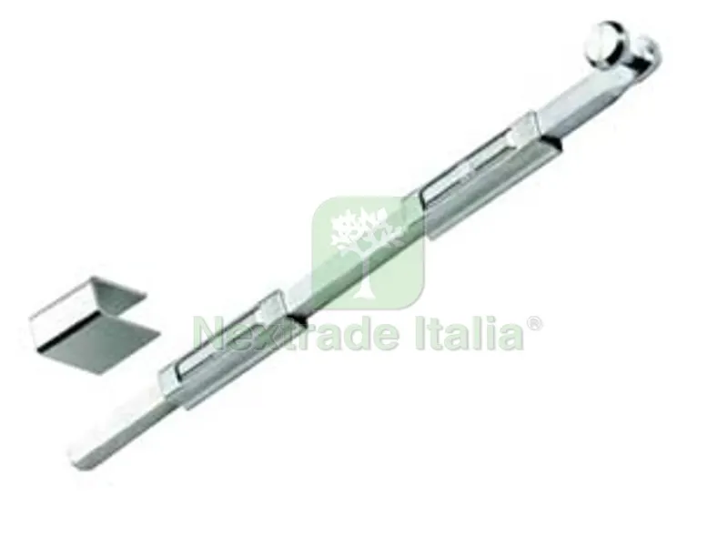 10PZ Catenaccio Saldare Quadro ART.710 - mm.300 — Lucchetti e catene — rif. FERX.FER307826