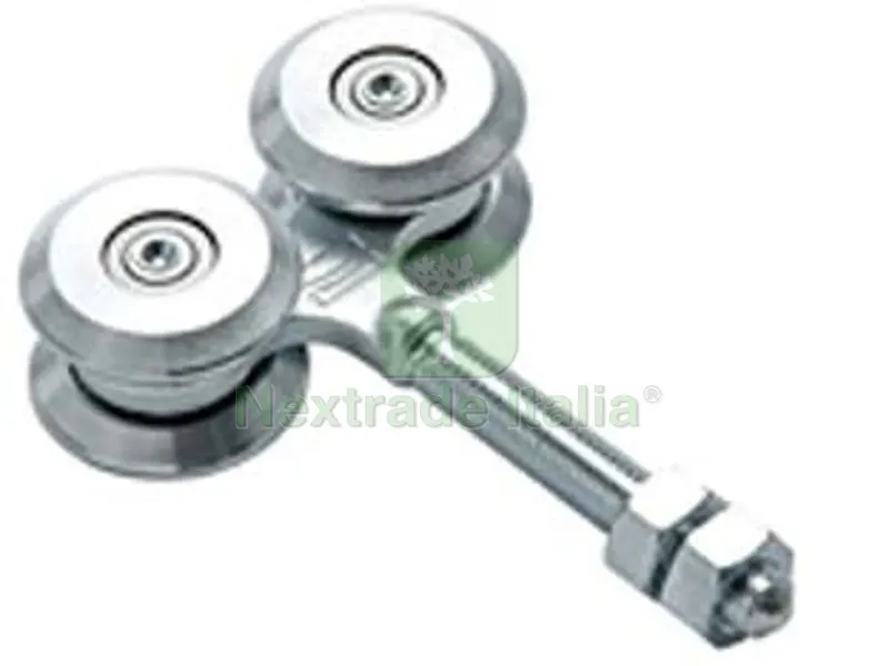 2PZ Carrello a 4 Ruote con Cuscinetto Medio Scorrevole ART. 4C - mm.127x22 — Casalinghi e organizzazione — rif. FERX.FER308144