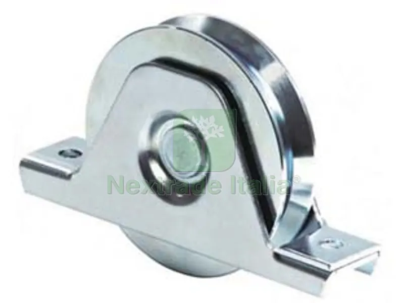 2PZ RUOTA CANCELLI GOLA V SUPPORTO INFERIORE ART.335 - ? mm.100 supporto mm.155 — Accessori bagno — rif. FERX.FER308274 2PZ RUOTA CANCELLI GOLA V SUPPORTO INFERIORE ART.335 - ? mm.100 supporto mm.155 — Accessori bagno — rif. FERX.FER308274