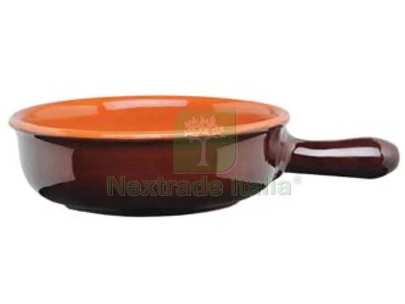 2PZ casseruola in terracotta alto 1 manico bicolore - cm.16 — Cucina e coltelleria — rif. FERX.FER308588 2PZ casseruola in terracotta alto 1 manico bicolore - cm.16 — Cucina e coltelleria — rif. FERX.FER308588