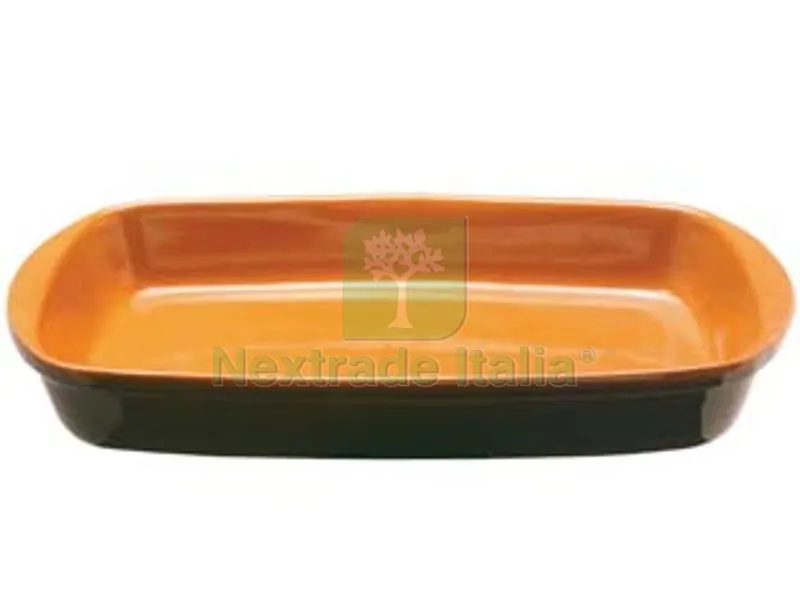 teglia rettangolare in terracotta brunella - cm.42x25 — Casalinghi e organizzazione — rif. FERX.FER308632 teglia rettangolare in terracotta brunella - cm.42x25 — Casalinghi e organizzazione — rif. FERX.FER308632