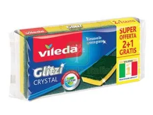 10PZ Spugna Fibra Verde Glitzy Crystal — Casalinghi e organizzazione — rif. FERX.FER309530 10PZ Spugna Fibra Verde Glitzy Crystal — Casalinghi e organizzazione — rif. FERX.FER309530