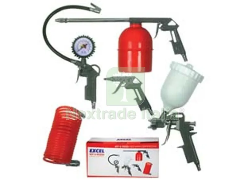 kit aria compressa 5 pezzi con attacchi rapidi — Marchi utensili elettrici — rif. FERX.FER312066 kit aria compressa 5 pezzi con attacchi rapidi — Marchi utensili elettrici — rif. FERX.FER312066
