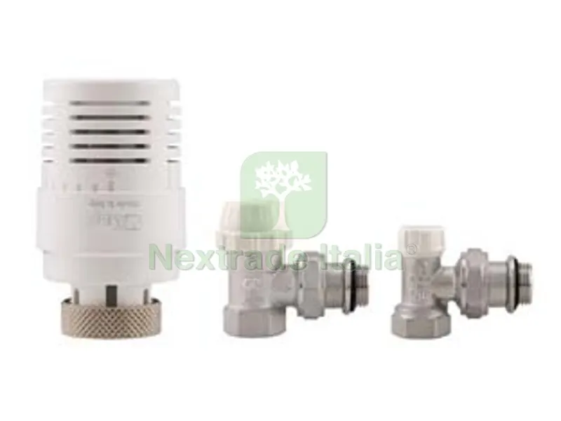 kit valvole termostatiche ad angolo attacco f art.kit3 - f 1/2" — Rubinetti e valvole — rif. FERX.FER312172